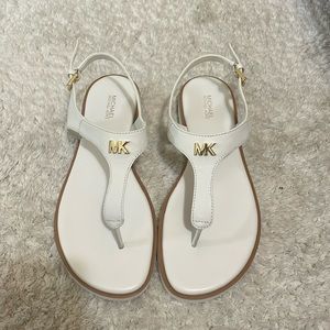 Michael Kors white sandals